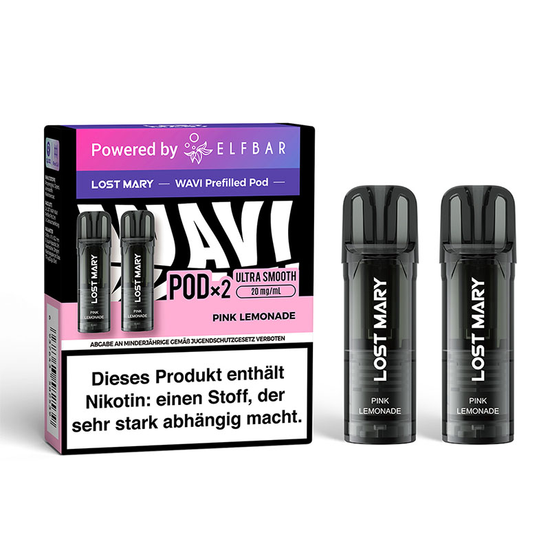 Lost Mary Wavi Pink Lemonade 20mg Prefilled Pods Packung