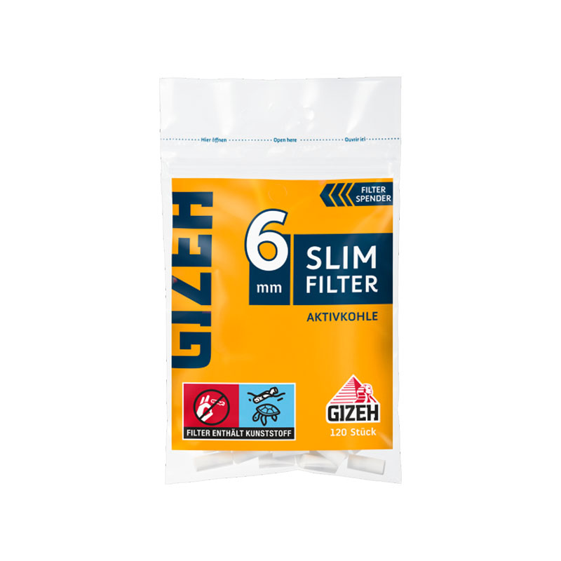 Gizeh Slim Aktivkohlefilter Beutel