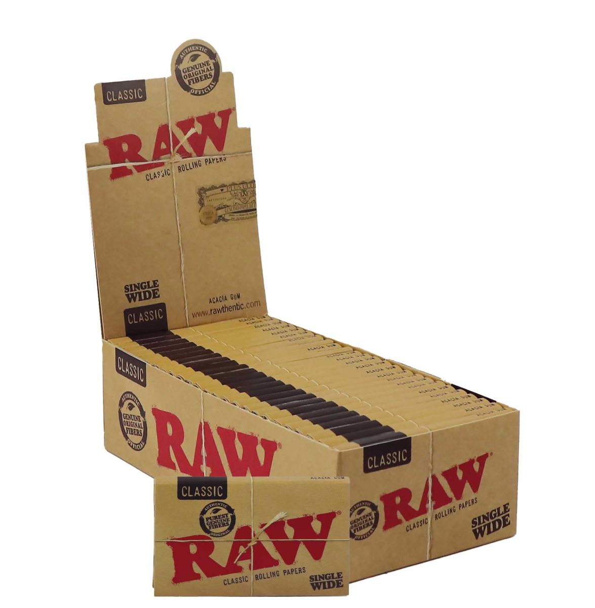 RAW Single Wide Zigarettenpapier