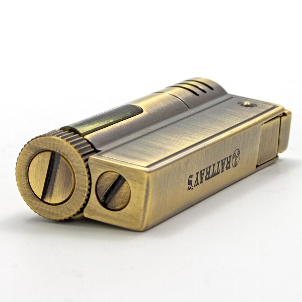 Rattray Benzin Messing Steam Punk Pfeifenfeuerzeug Unten