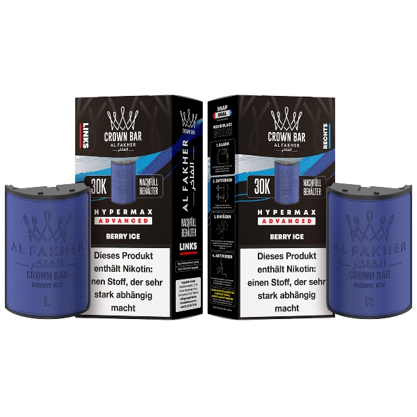 Al Fakher Hypermax Berry Ice 6mg Prefilled Pods