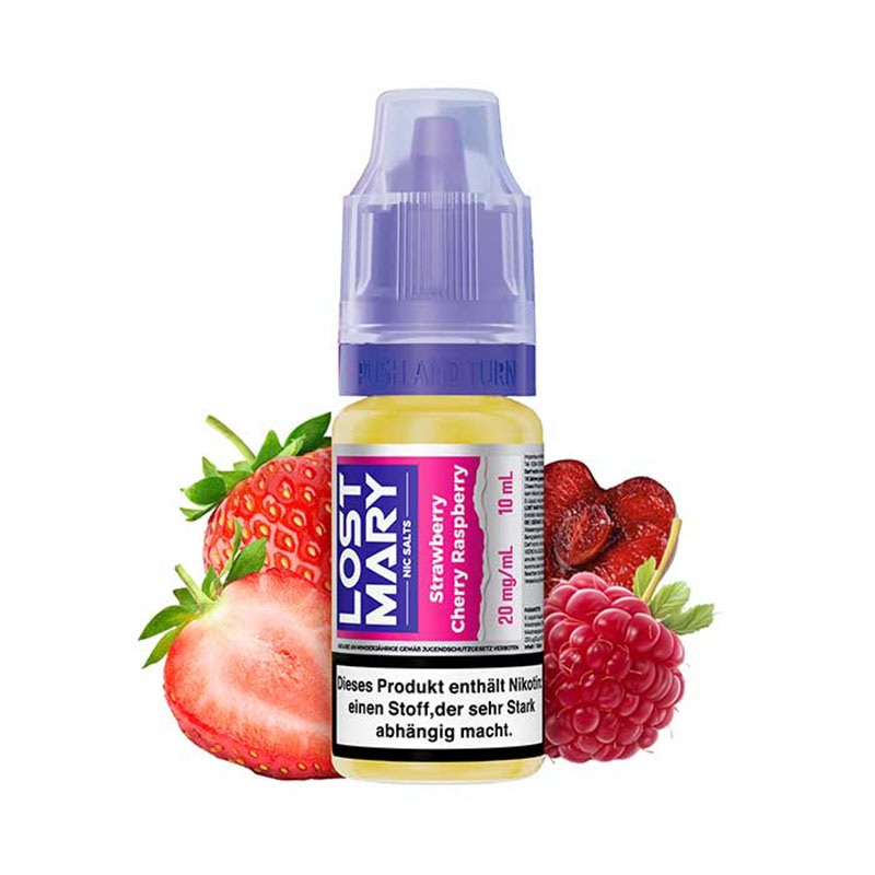 Lost Mary Strawberry Cherry Raspberry 20mg Nikotinsalz Liquid
