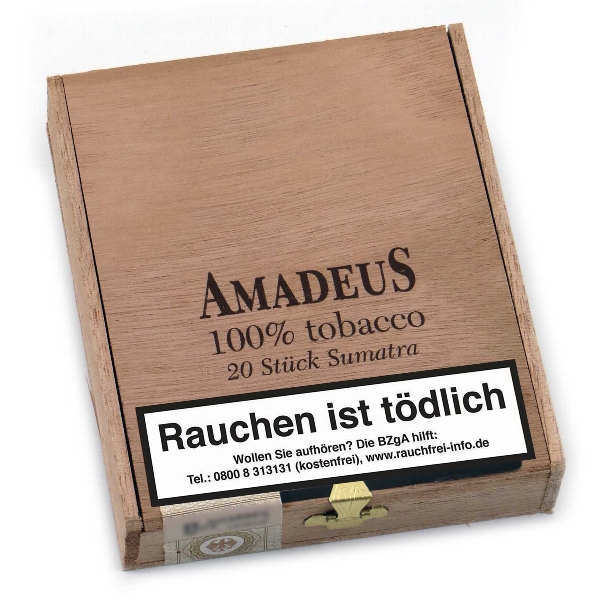 Amadeus Sumatra lange Zigarillos Schachtel