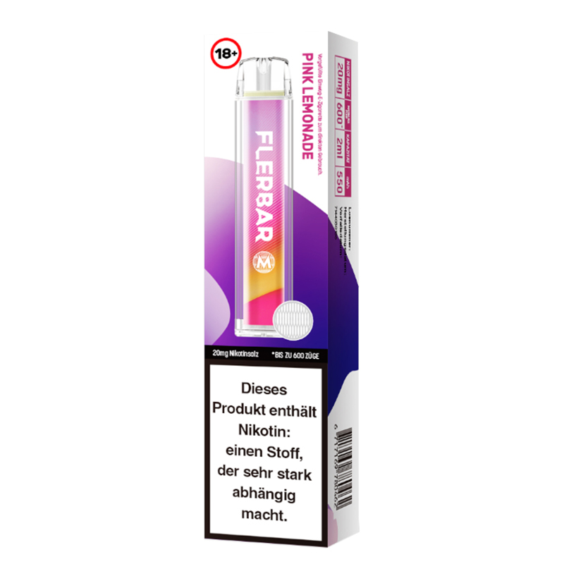 Flerbar Pink Lemonade 20mg Einweg E-Zigarette