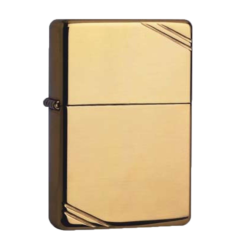 Zippo messing poliert Vintage Streifen