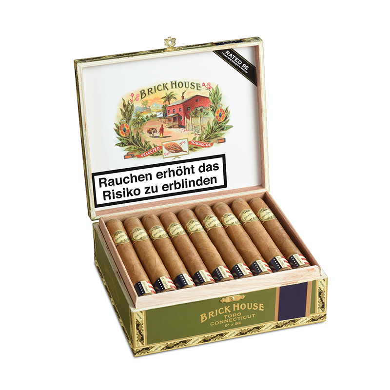 Brick House Double Connecticut Toro Zigarren Kiste