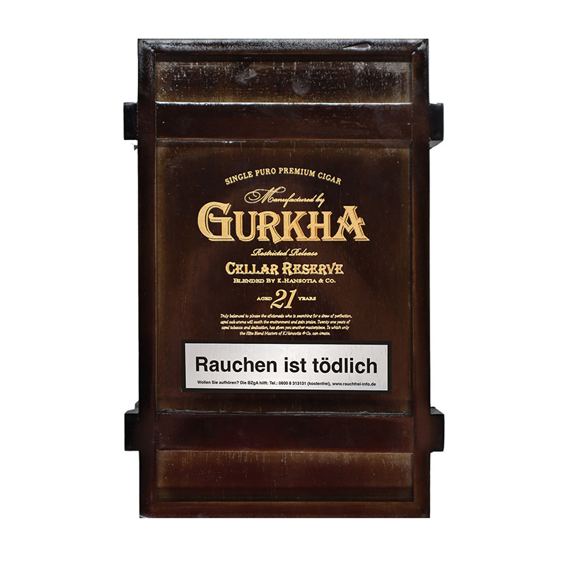 Gurkha Cellar Reserve 21 Years Solara Zigarren Kiste Closed