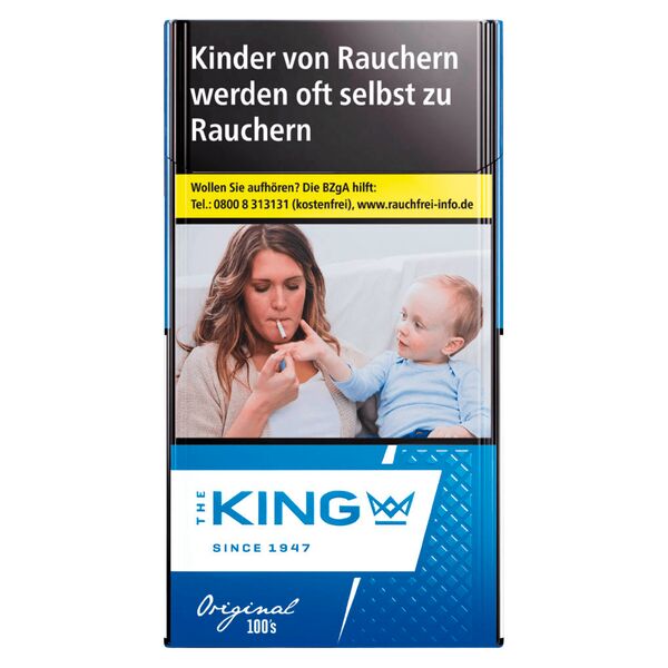 King Blue 100 Zigaretten Schachtel