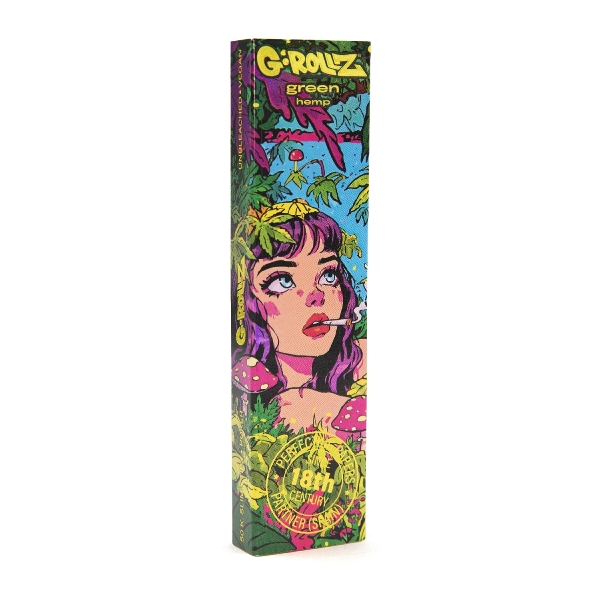 G-Rollz Jungle King Size + Tips Green Papers Booklet
