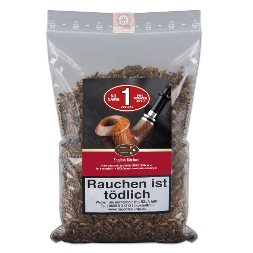 No Name No 1 English Mixture Pfeifentabak Tüte