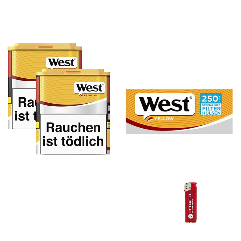 West Volumentabak Yellow Dose Aktion Small