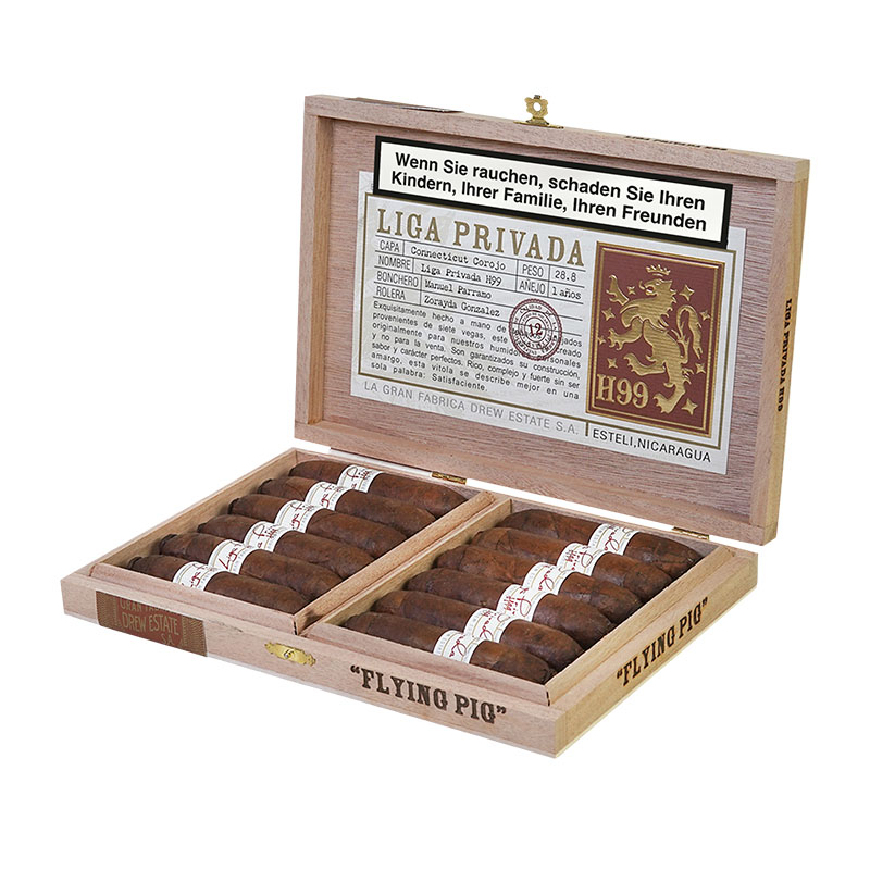 Drew Estate Liga Privada H99 Flying Pig Zigarren Kiste