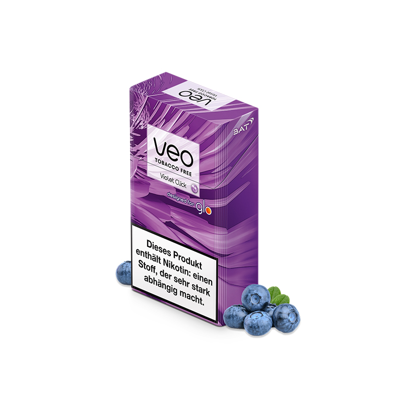 veo Violet Click Sticks Schachtel