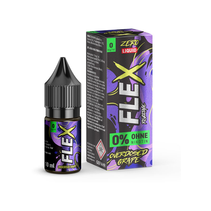 Revoltage Flex Overdosed Grape 0mg Liquid Flasche