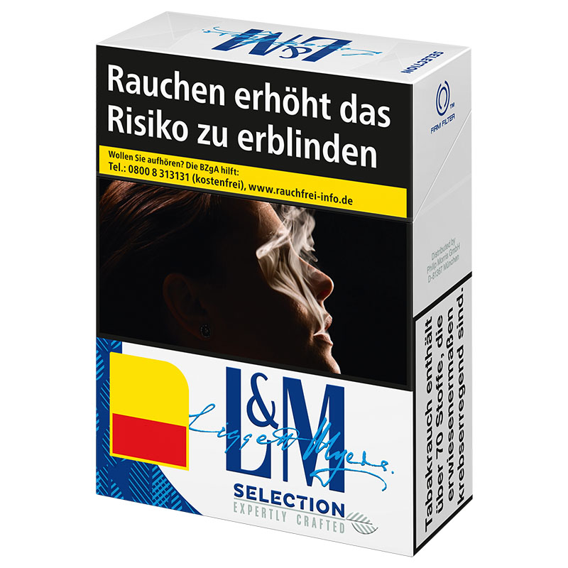 L&M Selection Blue 2XL Zigaretten Schachtel