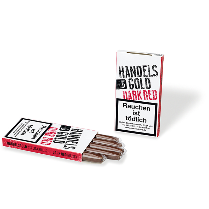 Handelsgold Dark Red Zigarillos Schachtel