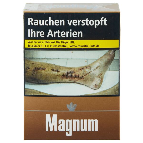 Magnum Gold Maxi Zigaretten Schachtel