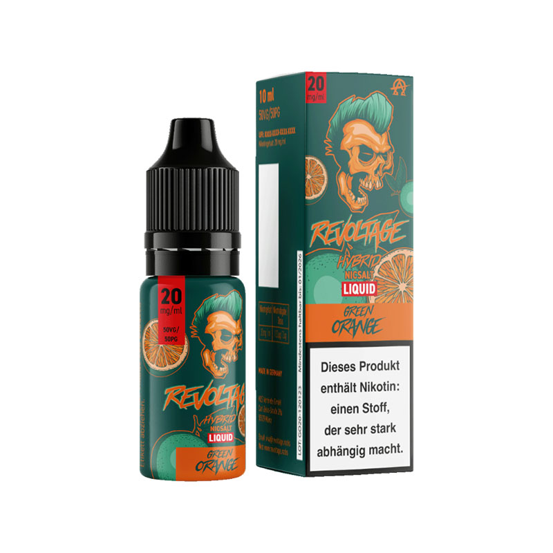 Revoltage Hybrid Nikotinsalz Liquid Green Orange 20mg