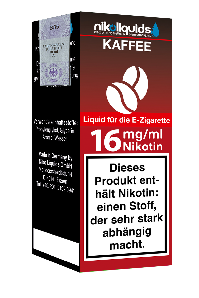E-Liquid Nikoliquids Kaffee 16 mg