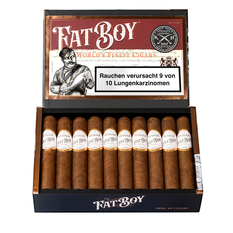 Gurkha Fat Boy Toro Gordo Zigarren Kiste offen