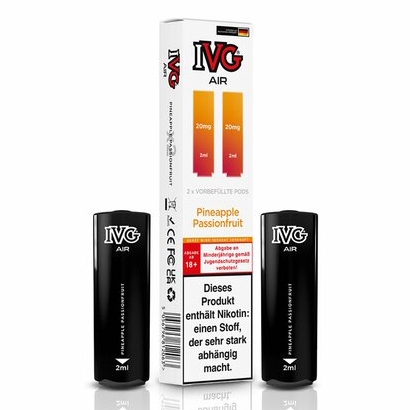 IVG Air Pineapple Passionfruit 20mg Prefilled Pods