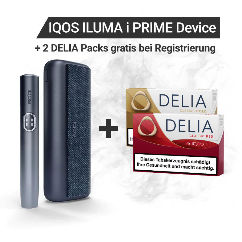 IQOS ILUMA i PRIME + Gratis TEREA Sticks bei Registrierung Midnight Black