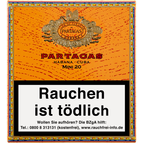 Partagas Mini Zigarillos 20er Schachtel
