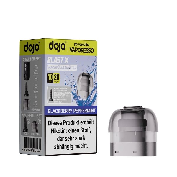 Dojo Blast X Refill Container Blackberry Peppermint 20mg