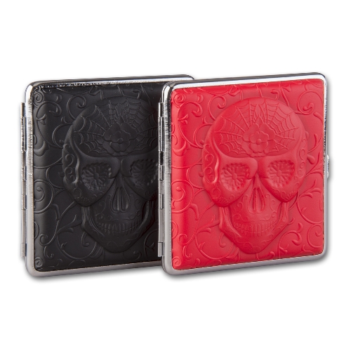 Zigarettenetui Metall 20er Champ Skull