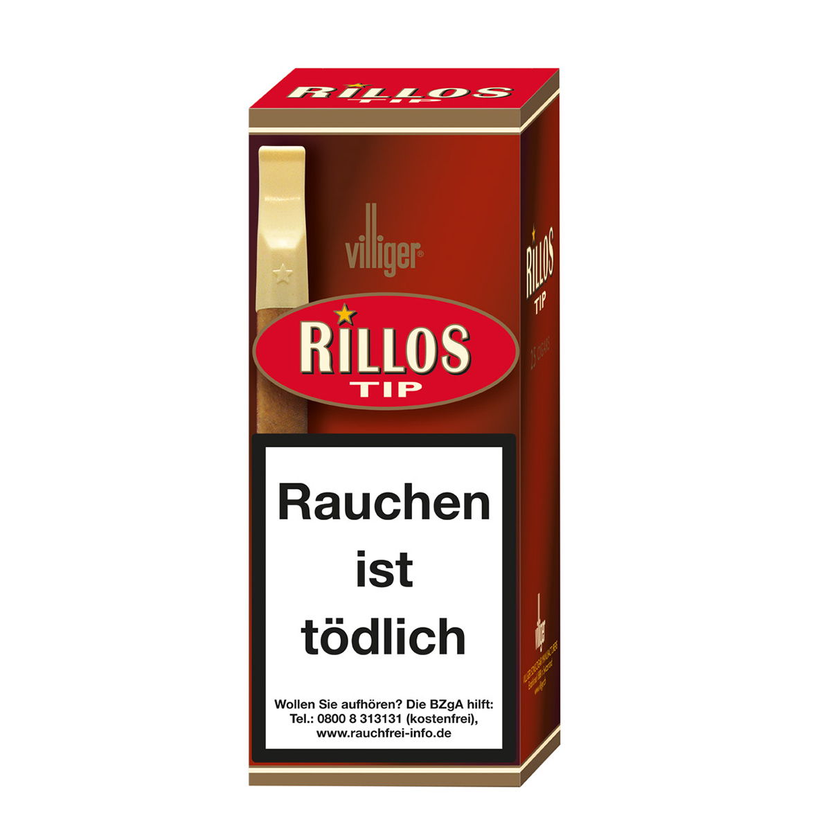 Villiger Rillos 25er Packung