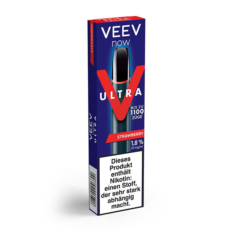 Veev Now Ultra Strawberry 20mg Einweg E-Zigarette