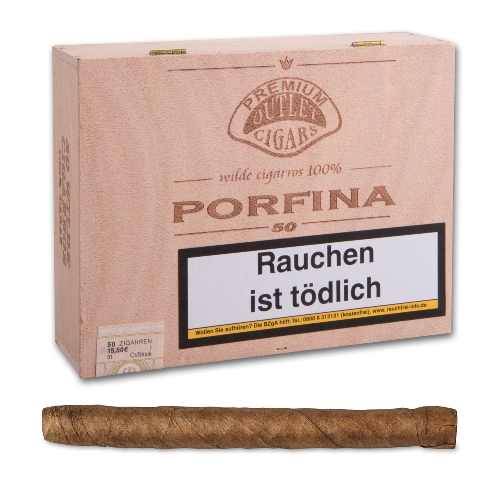 Porfina Wilde Cigarros Sumatra Zigarillos 50er Kiste