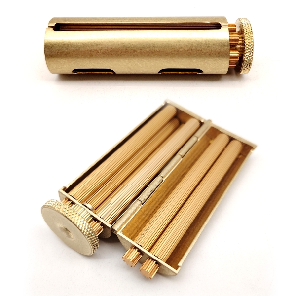 Atomic Zigaretten-Roller Antik Messing 70mm