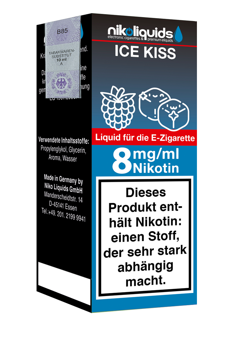 E-Liquid Nikoliquids Ice Kiss 8 mg 70 Pg 30 Vg
