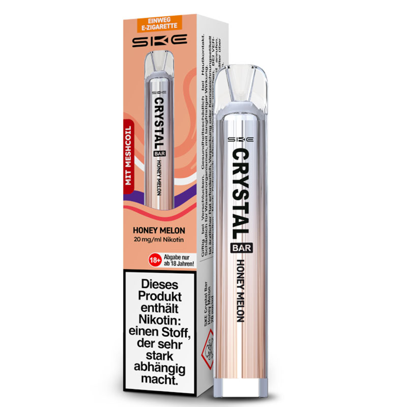 SKE Crystal Bar Honey Melon 20mg Einweg E-Zigarette