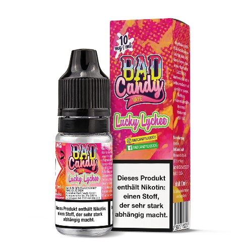 Bad Candy Lucky Lychee 10mg Nikotinsalz Liquid