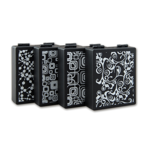 Atomic Zigarettenbox Kunststoff 20 Zigaretten/ USB Feuerzeug