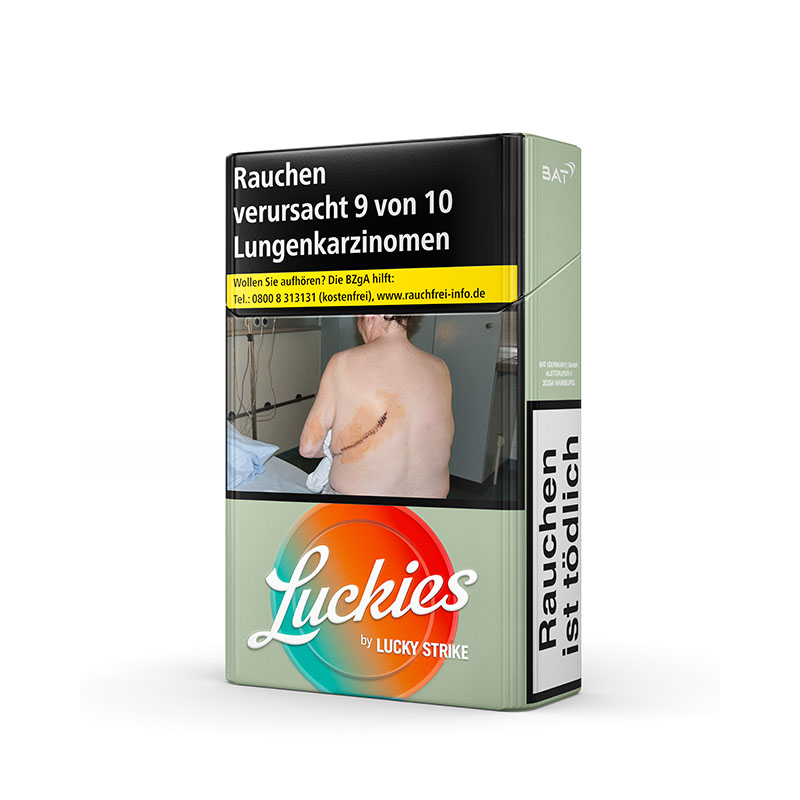Luckies by Lucky Strike Red OP Zigaretten Schachtel