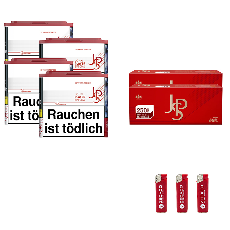 JPS Volumentabak Red S Dose Aktion Large Extra Hülsen