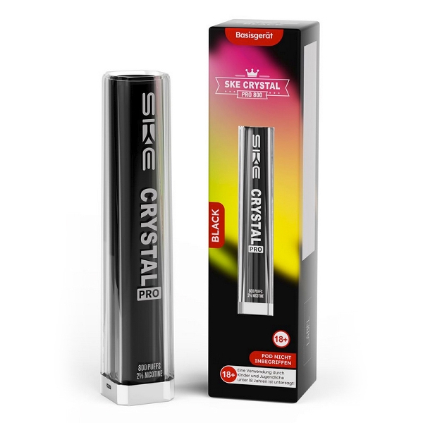 SKE Crystal 800 Pro Schwarz Akkuträger