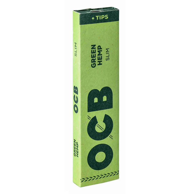 OCB Green Hemp Slim + Tips Packung