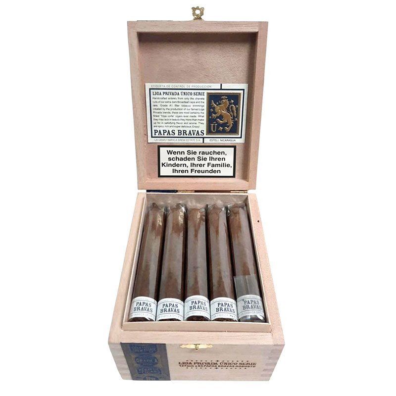 Drew Estate Liga Privada Unico Papas Bravas Robusto Zigarren Kiste