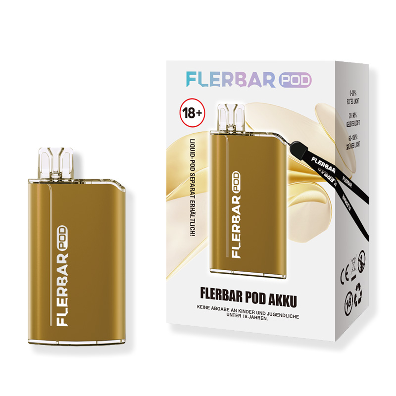 Flerbar Gold Akkuträger Device