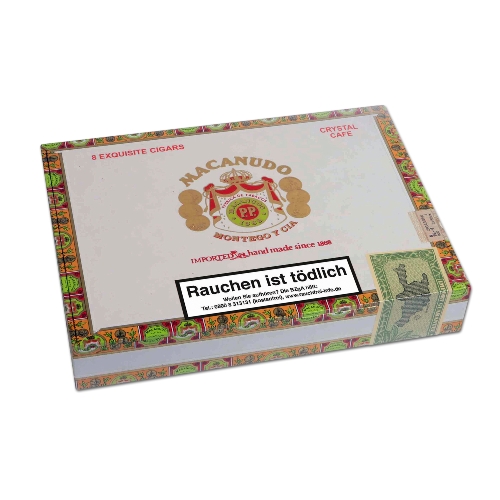Macanudo Connecticut Crystal Tubos Zigarren Kiste