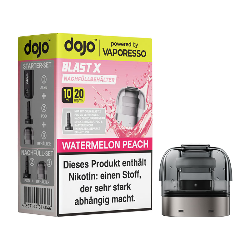 Dojo Blast X Refill Container Watermelon Peach 20mg