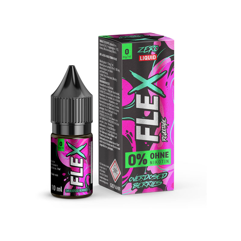 Revoltage Flex Overdosed Berries 0mg Liquid Flasche