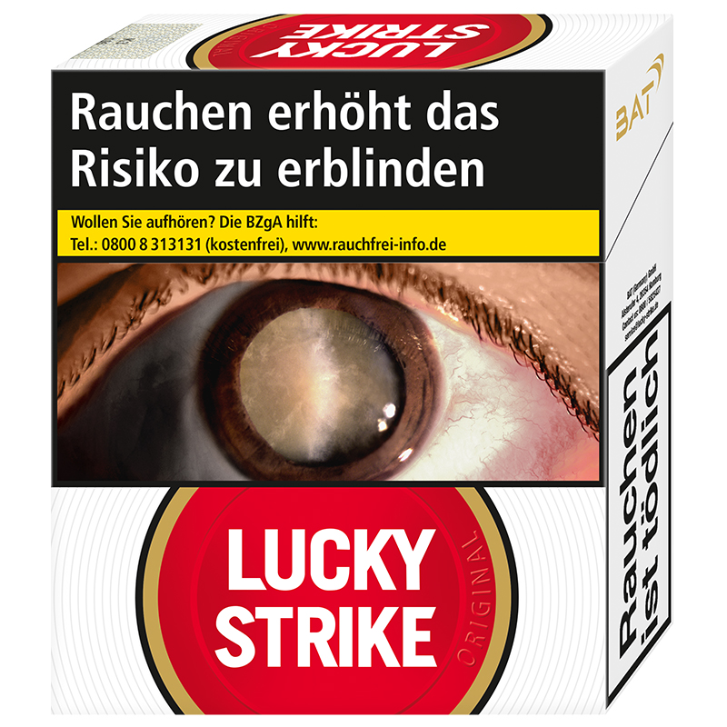 Lucky Strike Red Super Zigaretten Schachtel