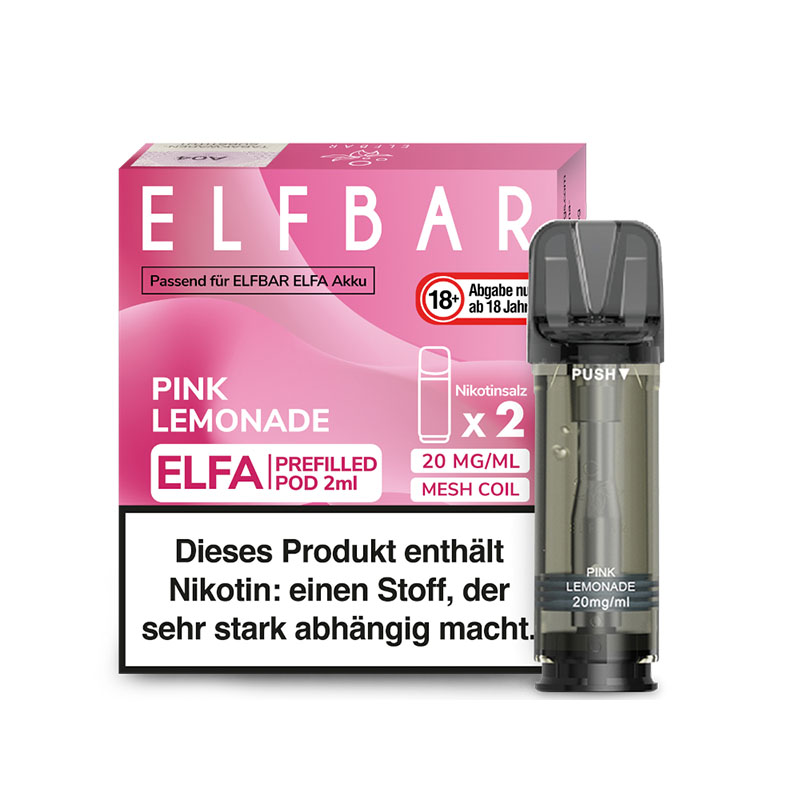 Elfbar Elfa Pods Pink Lemonade - 20mg Nikotin