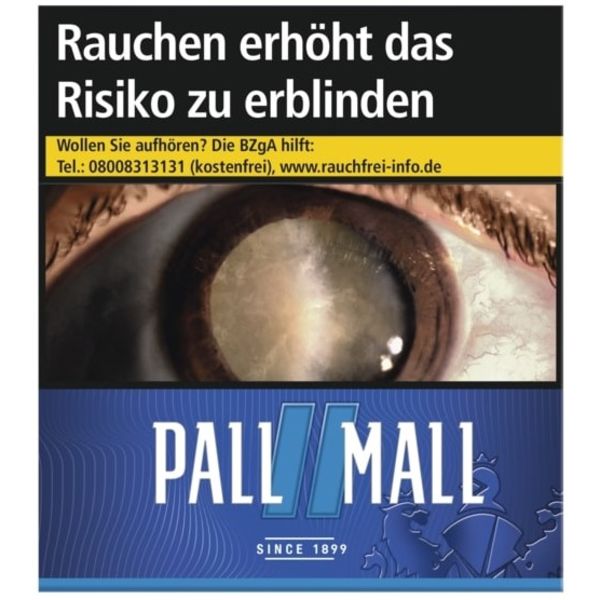 Pall Mall Blue King Zigaretten Schachtel