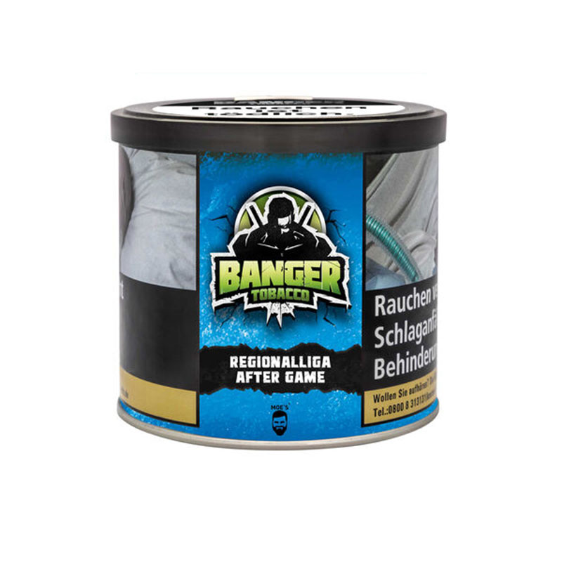 Banger Tobacco Regionalliga After Game Shisha Tabak